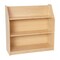 Emma and Oliver Kid's Bookshelf or Toy Storage Shelf for Bedroom or Playroom in Wood Finish with Safe, Kid-Friendly Curved Edges